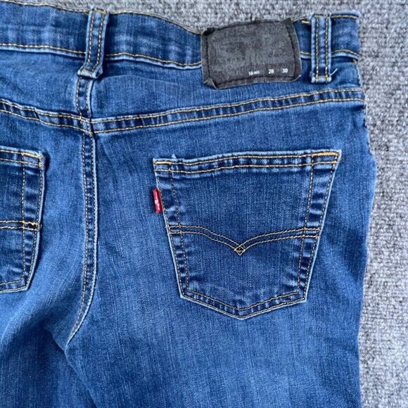 LEVI'S 511 Performance Slim Leg Jeans Women’s Size 16 Reg W28xL30 Blue Med Wash - Picture 11 of 16